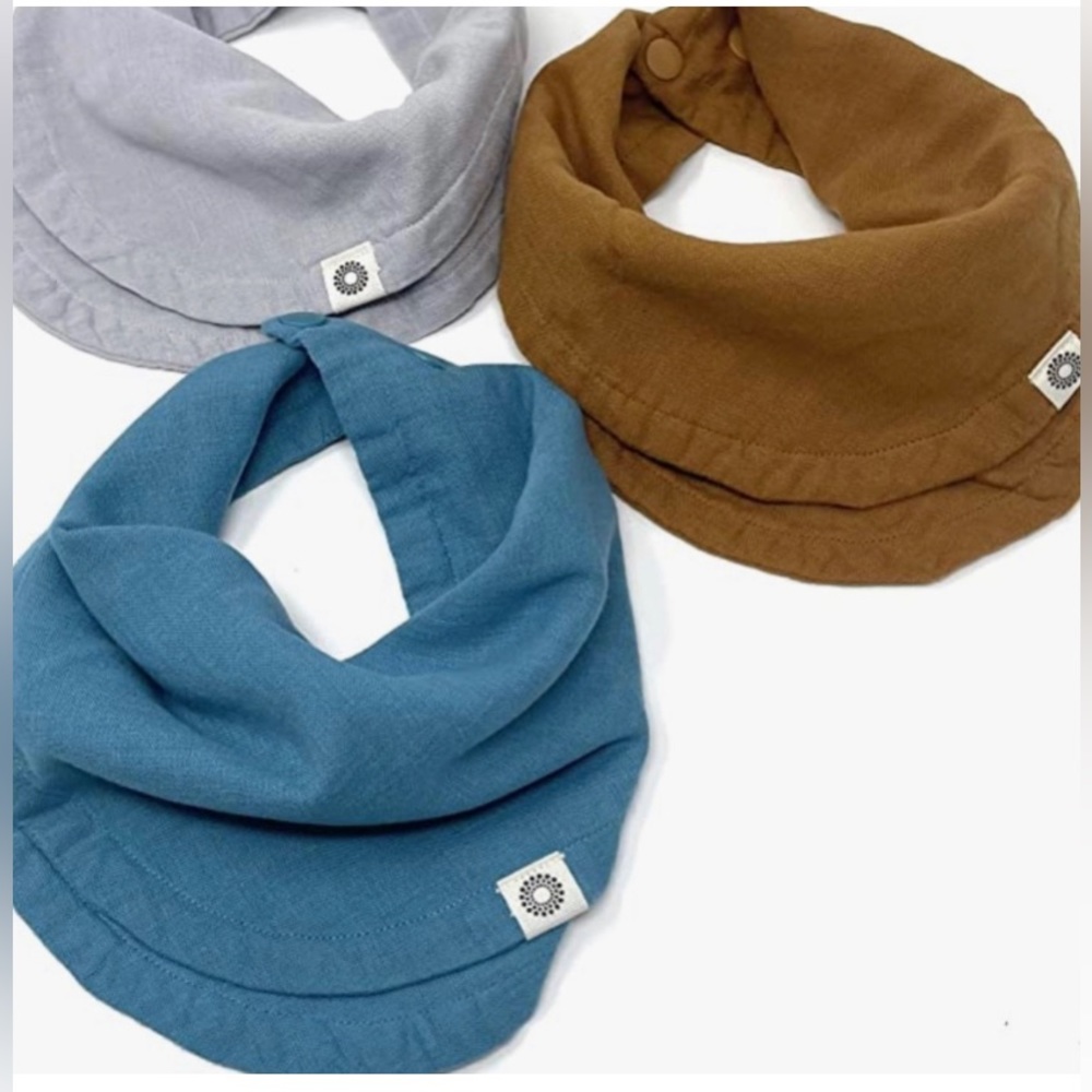 100% Cotton Indi by Kishu Baby Scarf Bibs